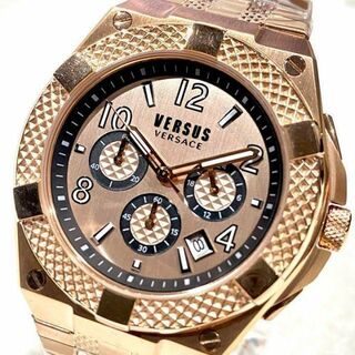VERSACE - 新品 ヴェルサス ヴェルサーチ メンズ腕時計 ローズゴールド海外限定人気モデル