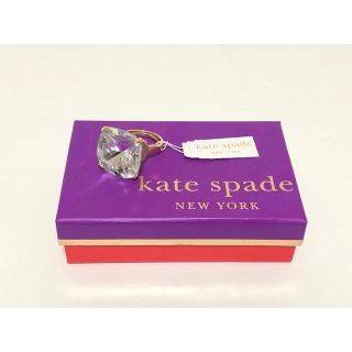 ケイトスペードニューヨーク(kate spade new york)の新品未使用 kate spade ケイトスペード クリスタルリング 指輪(リング(指輪))