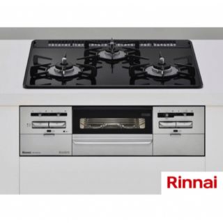 リンナイ(Rinnai)の新品未使用 リンナイ グリル付きガスビルトインコンロ 都市ガス用(ガスレンジ)