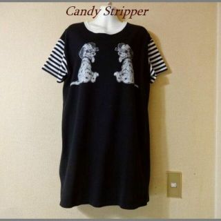 キャンディーストリッパー(Candy Stripper)のCandy Stripperキャンディストリッパーダルメシアンプリントワンピース(ひざ丈ワンピース)