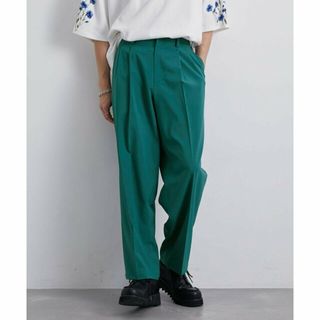 ジュンレッド(JUNRED)の【グリーン系（35）】セットアップ対応 / エアリーストレッチタックワイドパンツ(その他)