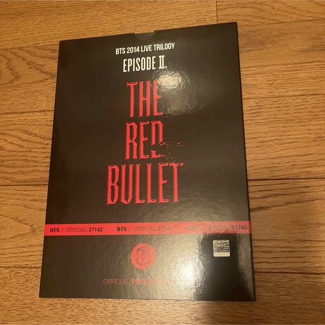 BTS 公式　THE RED BULLET LIVE プログラムブック