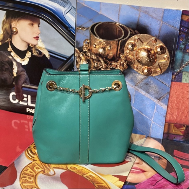 CELINE - 希少デザイン レア 90'S VINTAGE CELINE ショルダーバッグ