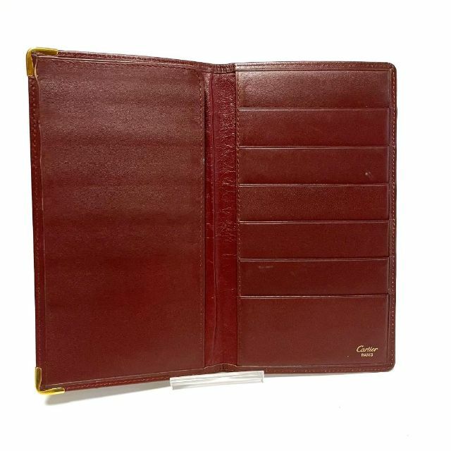 Cartier - カルティエ カード入れ カードケース 2つ折り財布 ボルドー
