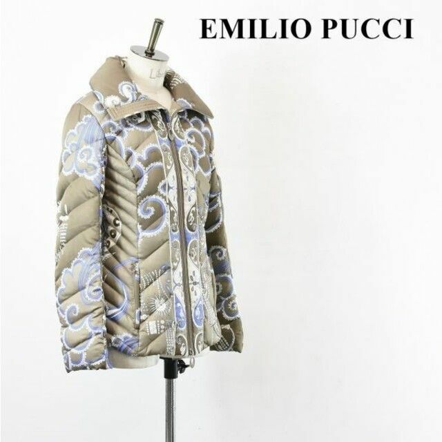 EMILIO PUCCI(エミリオプッチ)のAL BH0007 高級 EMILIO PUCCI エミリオプッチ プッチ柄 レディースのジャケット/アウター(ダウンジャケット)の商品写真
