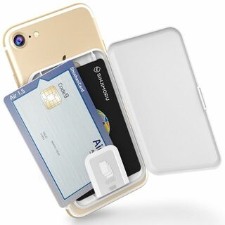 【特価商品】Sinjimoru 貼り付け型スマホカードケース、Android・i