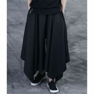 販売中のみ】サルエルパンツ(メンズ)(スキニー ・ ブラック/黒色系 ...