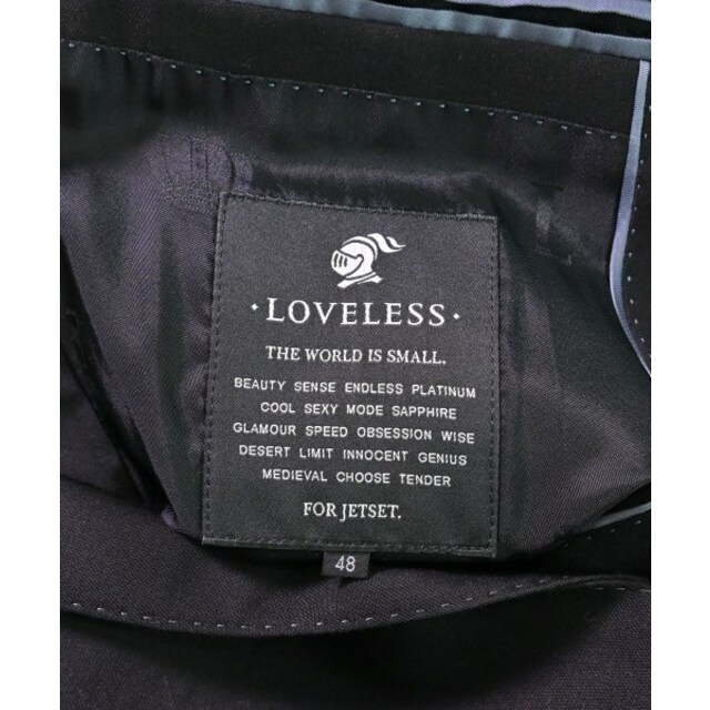 LOVELESS ラブレス テーラードジャケット 48(L位) 黒 - テーラード