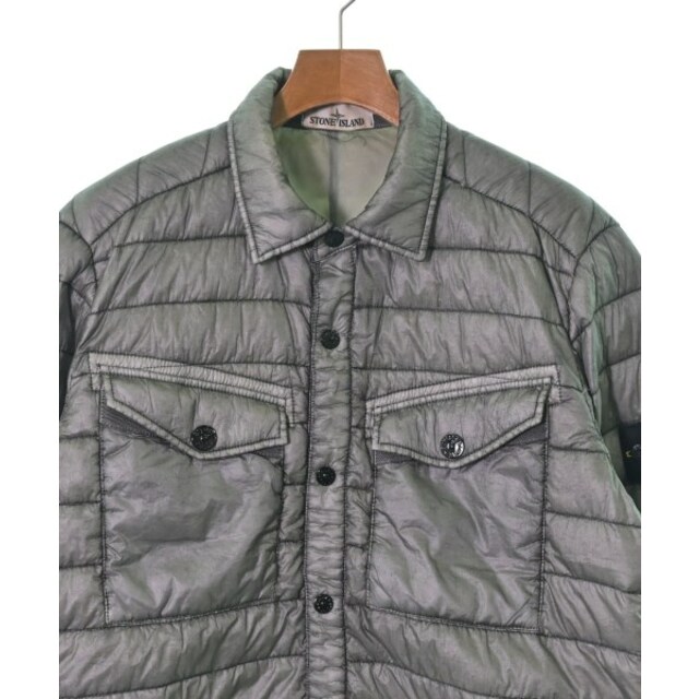 STONE ISLAND - STONE ISLAND ダウンジャケット/ダウンベスト L グレー
