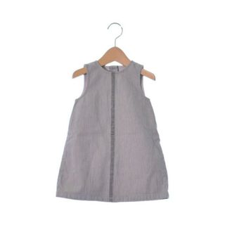 プチバトー(PETIT BATEAU)のPETIT BATEAU ワンピース（その他） 81 グレー系(ストライプ) 【古着】【中古】(ワンピース)