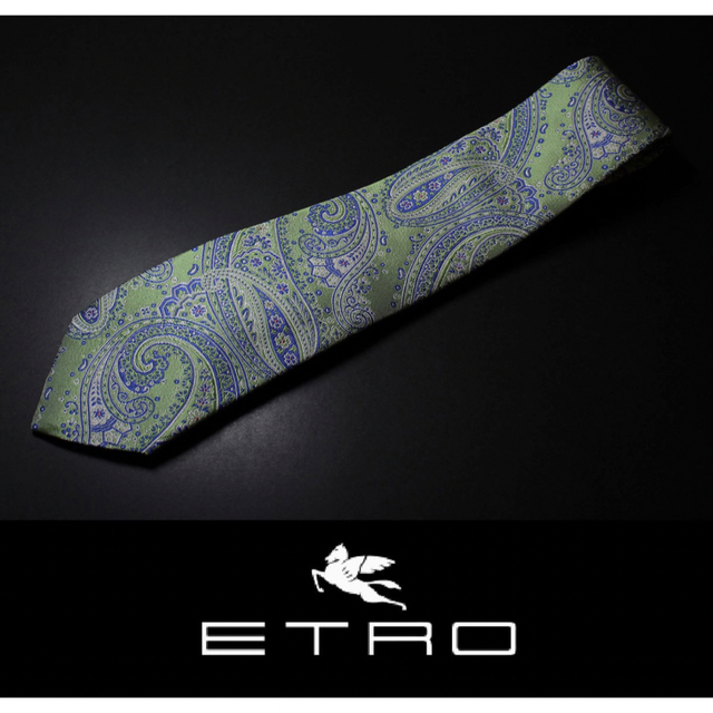 ETRO(エトロ)の9579◆ETRO エトロ◆高級ネクタイ◆定価27,500円剣先幅8㎝ペイズリー メンズのファッション小物(ネクタイ)の商品写真