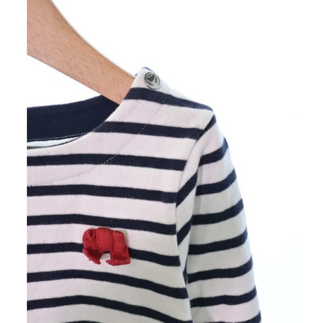 PETIT BATEAU(プチバトー)のPETIT BATEAU Tシャツ・カットソー 128 白x紺(ボーダー) 【古着】【中古】 キッズ/ベビー/マタニティのキッズ服女の子用(90cm~)(Tシャツ/カットソー)の商品写真