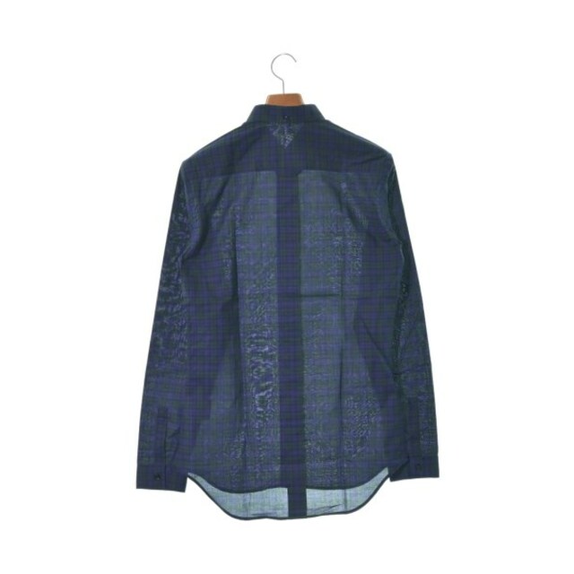 Dior Homme カジュアルシャツ 37(XS位) 紺x青(チェック)