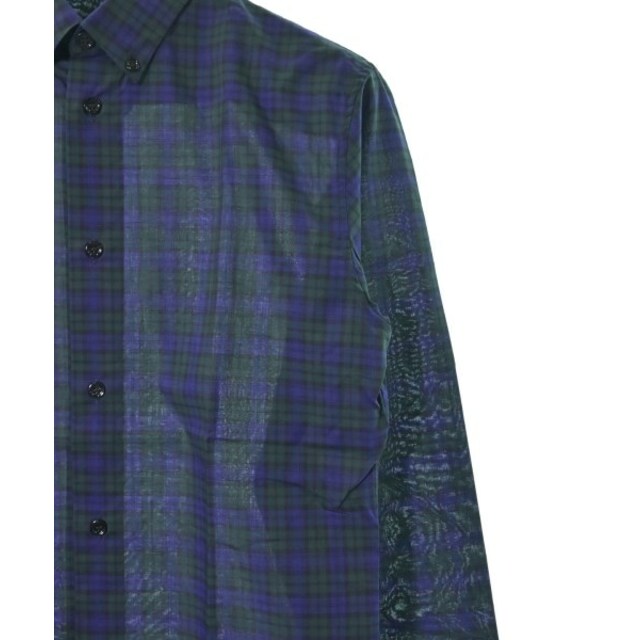 Dior Homme カジュアルシャツ 37(XS位) 紺x青(チェック)