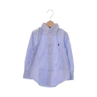 ラルフローレン(Ralph Lauren)のRalph Lauren シャツ 100 青x白x紺(ストライプ) 【古着】【中古】(ブラウス)