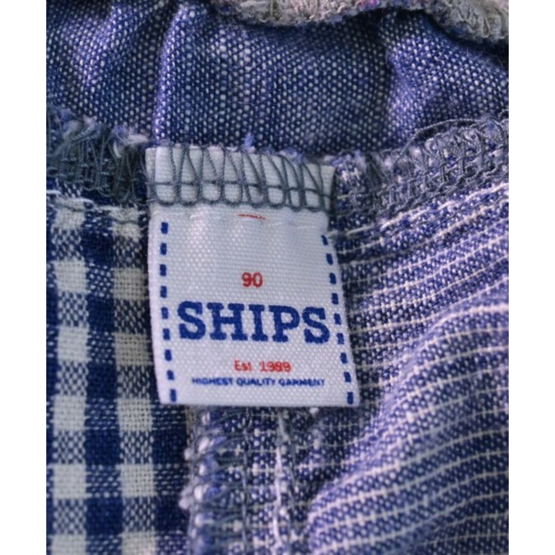 SHIPS KIDS(シップスキッズ)のSHIPS KIDS シップスキッズ パンツ（その他） 90 青x白 【古着】【中古】 キッズ/ベビー/マタニティのキッズ服女の子用(90cm~)(パンツ/スパッツ)の商品写真