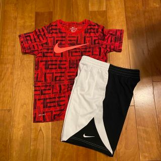 ナイキ(NIKE)のNIKE バスケTシャツ&バスパンセット(Tシャツ/カットソー)