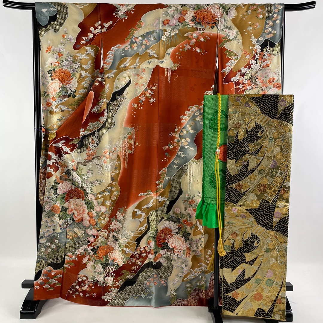 振袖 秀品 身丈167.5cm 裄丈65.5cm 正絹