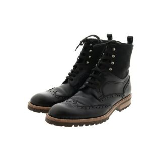 LOUIS VUITTON ルイヴィトン ブーツ UK9(27.5cm位) 黒 【古着】【中古】