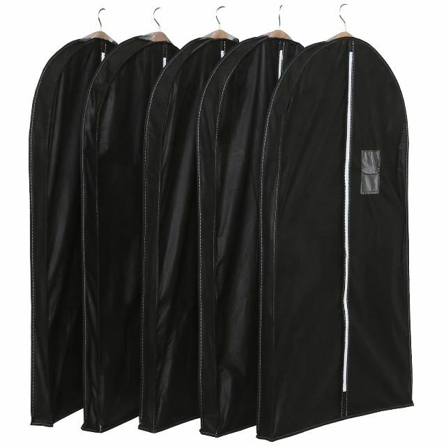 【特価商品】アストロ 衣類カバー マチ付きで厚手衣類対応 ショートサイズ 5枚組