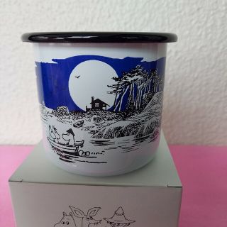 ムーミン(MOOMIN)の【新品】muurla社　ムーミントロール　ホーローマグ　370ml(グラス/カップ)