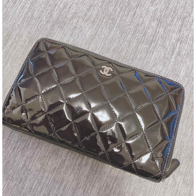 ファッション小物 CHANELエナメル長財布 売れ筋店舗 synergy