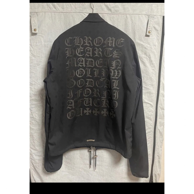 CHROMEHEARTS クロムハーツ　コーチジャケット　総柄　シルバー