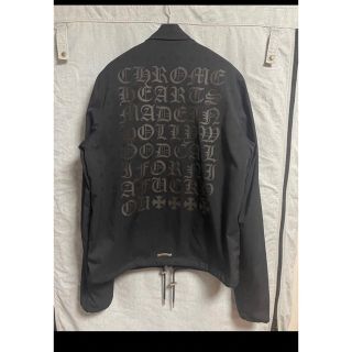 クロムハーツ(Chrome Hearts)のCHROMEHEARTS クロムハーツ　コーチジャケット　総柄　シルバー(ナイロンジャケット)