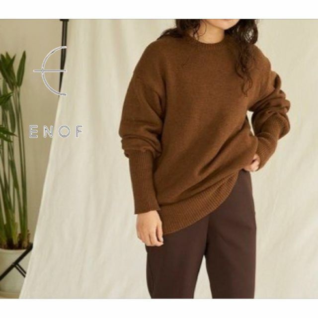 ENOF イナフ　cotton cashmere knit