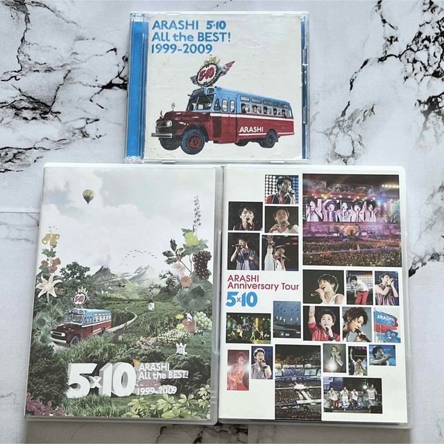 嵐 ARASHI 5×10 CD DVDセット | フリマアプリ ラクマ