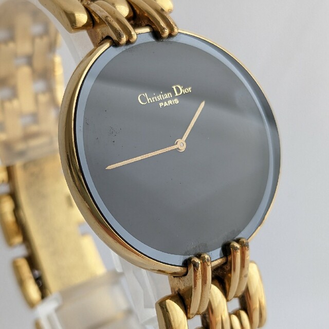 稼働品 Christian Dior バギラ ブラックムーン ディオール 腕時計 | フリマアプリ ラクマ