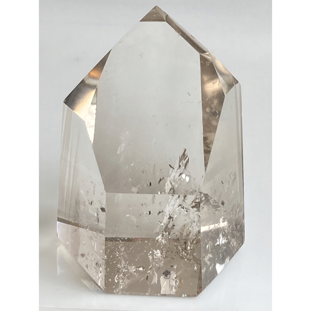 スモーキークォーツ 天然石 鉱石 クリスタル 煙水晶 虹入 ポイント