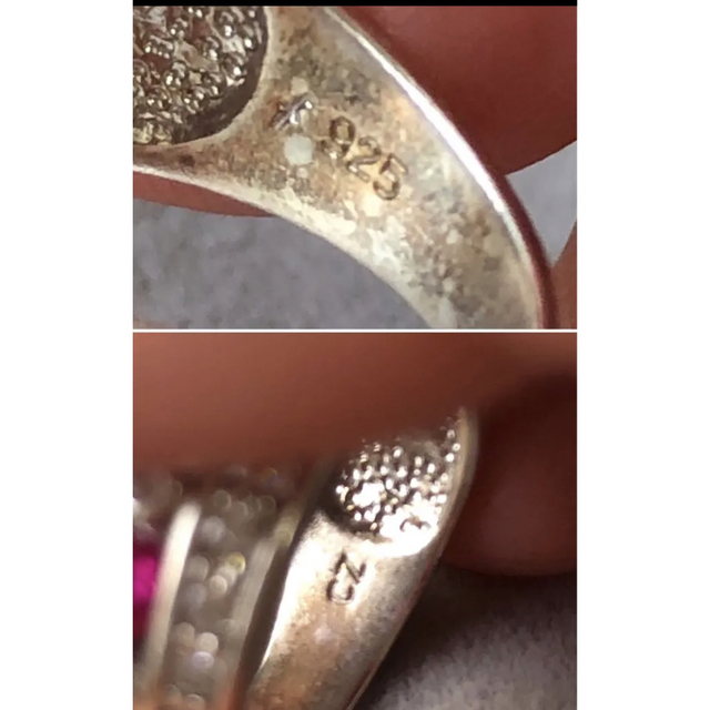 キラキラジルコニア　キュービック リング　指輪　シルバー925 レディースのアクセサリー(リング(指輪))の商品写真