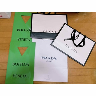 ボッテガヴェネタ(Bottega Veneta)のブランドショッパー ボッテガヴェネタ PRADA GUCCI(ショップ袋)