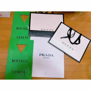 ボッテガヴェネタ(Bottega Veneta)のブランドショッパー ボッテガヴェネタ PRADA GUCCI(ショップ袋)