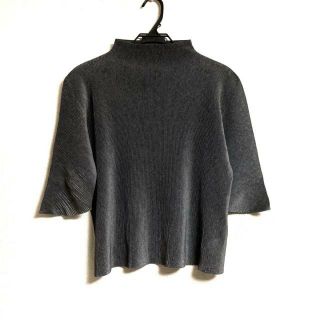 プリーツプリーズイッセイミヤケ(PLEATS PLEASE ISSEY MIYAKE)のプリーツプリーズ 七分袖カットソー 3 L -(カットソー(長袖/七分))