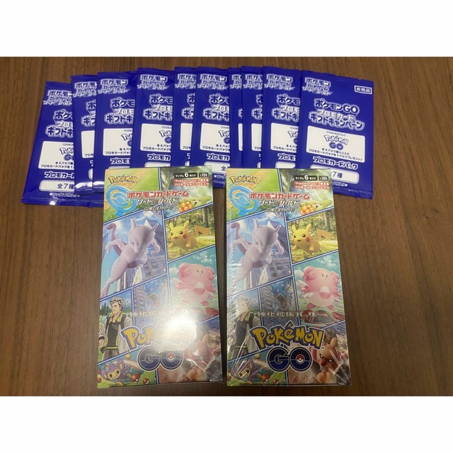 【2022新春福袋】 ポケモンカードゲーム　ポケモンGO 2box  プロモ付き Box/デッキ/パック