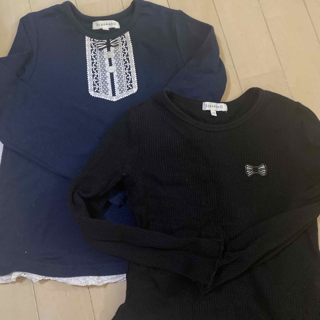 3can4on(サンカンシオン)の3can4on 長袖Tシャツ キッズ/ベビー/マタニティのキッズ服女の子用(90cm~)(Tシャツ/カットソー)の商品写真