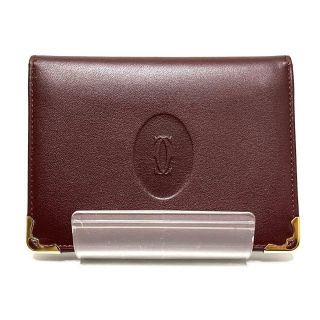 カルティエ(Cartier)のカルティエ パスケース美品  マストライン(名刺入れ/定期入れ)