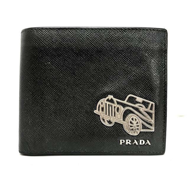 PRADA - プラダ 2つ折り財布 - 2M0513 黒 カーの通販 by ブランディア｜プラダならラクマ