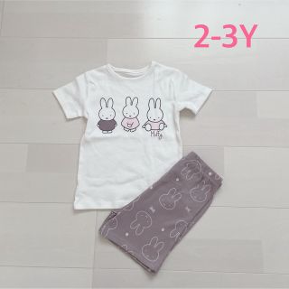 ミッフィー(miffy)のミッフィー　半袖パジャマ　2-3Y (パジャマ)