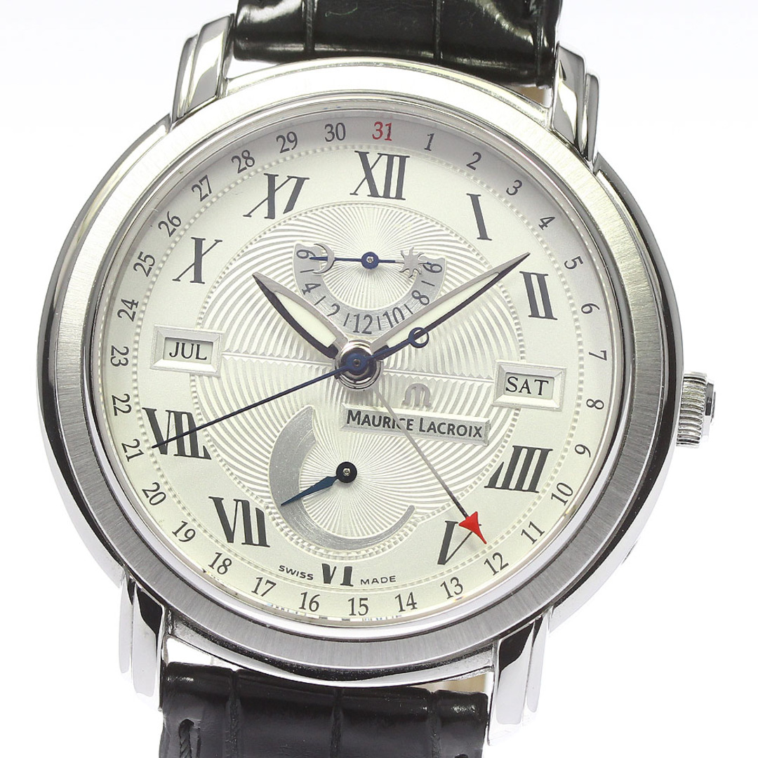 MAURICE LACROIX(モーリスラクロア)のモーリスラクロア MAURICE LACROIX MP6168-SS001-110 マスターピース レ カレンドリエ 自動巻き メンズ 保証書付き_754520 メンズの時計(腕時計(アナログ))の商品写真