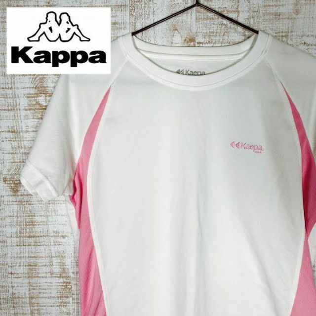 Kappa(カッパ)の美品　Kappa カッパ　レディース L　Tシャツ トレーニング　ランニング レディースのトップス(Tシャツ(半袖/袖なし))の商品写真