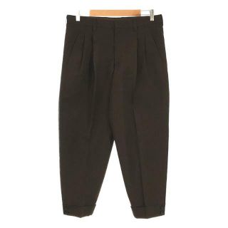 カラー(kolor)の【美品】  kolor / カラー | 2020AW W/E サージ PANT タック スラックス パンツ | 2 | BROWN | メンズ(その他)