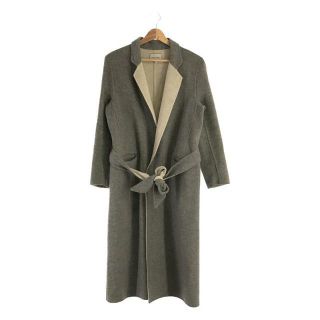 スティーブンアラン(steven alan)のsteven alan / スティーブンアラン | MELTON LONG SOUTIEN COLLAR COAT メルトン ロング サテンカラー コート | S | グレー | レディース(その他)