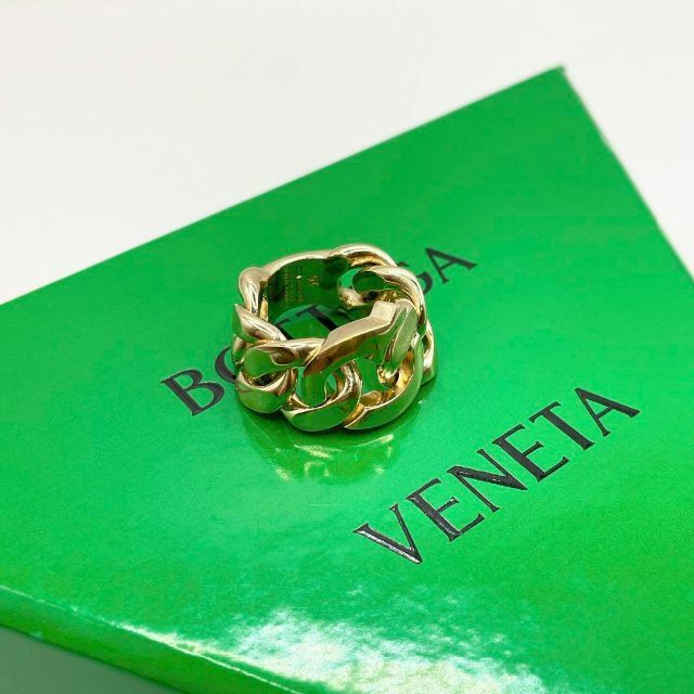 Bottega Veneta(ボッテガヴェネタ)の【新品未使用】BOTTEGA VENETA リング　指輪　ゴールド レディースのアクセサリー(リング(指輪))の商品写真