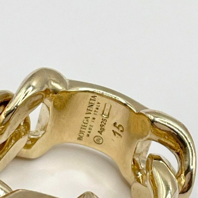 Bottega Veneta(ボッテガヴェネタ)の【新品未使用】BOTTEGA VENETA リング　指輪　ゴールド レディースのアクセサリー(リング(指輪))の商品写真