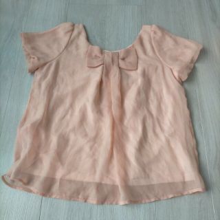 プロポーションボディドレッシング(PROPORTION BODY DRESSING)のPROPORTION BODY DRESSING リボン シフォン トップス(シャツ/ブラウス(半袖/袖なし))