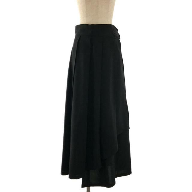 【美品】  foufou / フーフー | 【THE DRESS #08】tender tuck skirt テンダータックスカート | 1 | ブラック | レディース