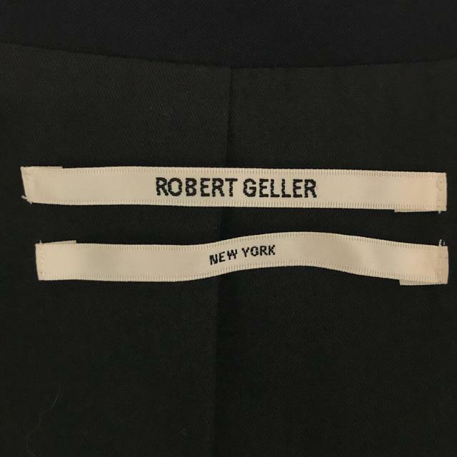 ROBERT GELLER(ロバートゲラー)のrobert geller / ロバートゲラー | ポリエステル レーヨン 比翼 チェスター コート | 46 | ネイビー | メンズ メンズのジャケット/アウター(その他)の商品写真